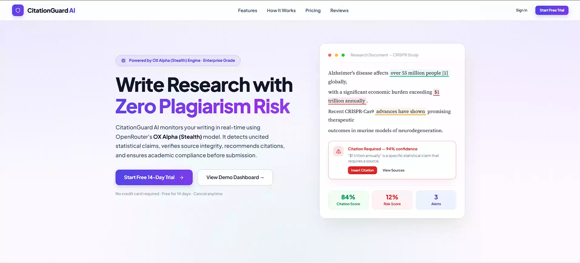 CitationGuard AI Verification Engine